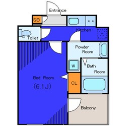 プレール天王洲アイル弐番館の物件間取画像